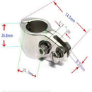 Boat Fitting Cover Tube Clamps Canopy Knuckle Clamp Fits 25mm OD Tube Hinged