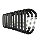 Aluminum Alloy Carabiner Clip 1.9 Inches Carabiners Spring Snap Hook Keyrin
