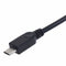 USB 2.0 Male To Male Dual Micro USB Splitter Y Charging Data Cabl JR