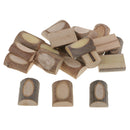 20x Tree Blocks Wood Slices DIY Crafts Wedding Rustic Wooden Pile Ornaments