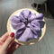 Women Hair Rings Satin Cloth Scrunchies Ponytail Holder Hairband (Style 1) A