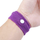 2pcs Morning Sickness Wrist Bands Anti Motion Sickness Wristband (Purple)