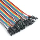40pcs 2.54MM 20cm Male to Female Dupont Wire Jumper Cable for Arduino Breadboard