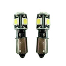 2pcs Car Bulb CANBUS Error-Free BA9S H6W White 5050 SMD 5 LED Light Lamp 12V dgg
