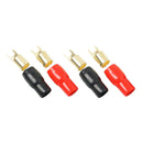 2 Pairs 4 AWG Fork Terminals Wire Cable Connectors Corrosion Resistant