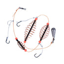 1PC Barbed Spring Hook Cage Hook Carp Fishing Bait With Line Hook Fishing TackOZ