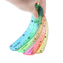 1PC Soft 15cm Ruler Multicolour Creative Flexible Stationery Rule School Supply
