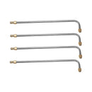 4pcs 90 Degree Angled Lance Extension Wand 1/4 Inch Quick Release Up to 3600PSI