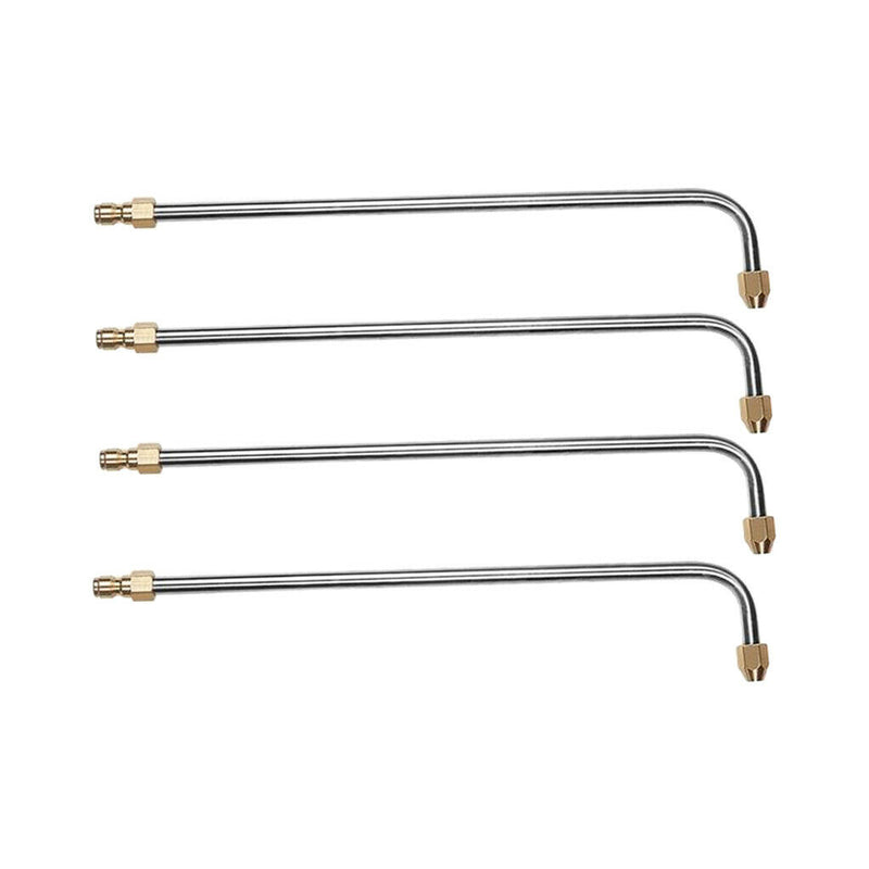 4pcs 90 Degree Angled Lance Extension Wand 1/4 Inch Quick Release Up to 3600PSI