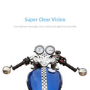 2Pcs/Pair Motorcycle Rear View Mirrors Round 7/8 Inch Handle Bar End FoldablU9G1
