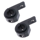 4 Pieces Black Front Rear Motorbike Turn Signal Light 33mm Fork Clamp
