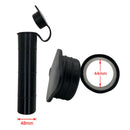 Black Rubber 2" Fishing Rod Holder Rack Insert Tube Protective Protector Tool