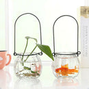 Hanging Flower Plant Vase Pumpkin Candle Holder Terrarium Home Wedding Decor
