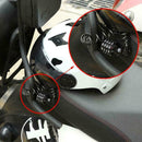 1*Motorcycle Helmet Lock Cable Black Tough Combination Anti-theft Password R6T0