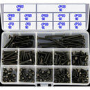 M4 Carbon Steel Hexagon Socket Screws Assortment Kit Precise M4 Screws Set with