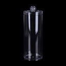 Cosmetic Makeup Case Clear Q-tip Storage Holder Cotton Pad Swab Organizer Box ME