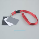 Digital Color Card Gray Black White Exposure Balance Card Strap for Photo SLR