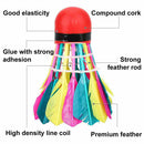11Pcs Elegant Professional Sport Training Feather Shuttlecocks Badminton Balls I