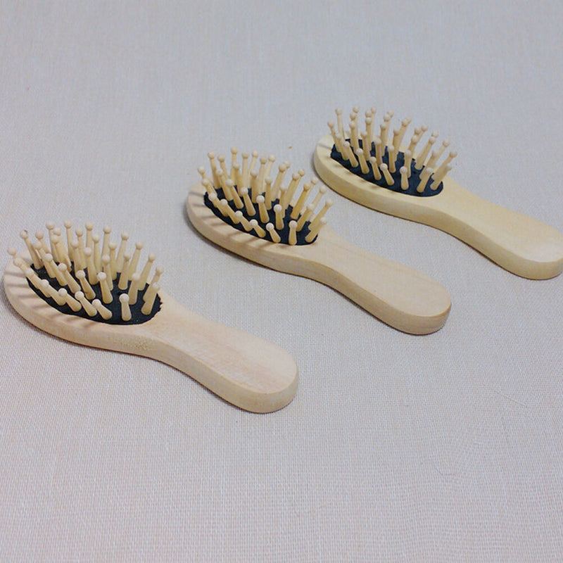 Prevalent Wooden Natural Bamboo Hair Vent Brush Keratin Care Massager Comb A Gw