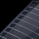 1pc U Type Crystal Curved Tile Eyelash Extension Stand Glass Glue Pallet M&O