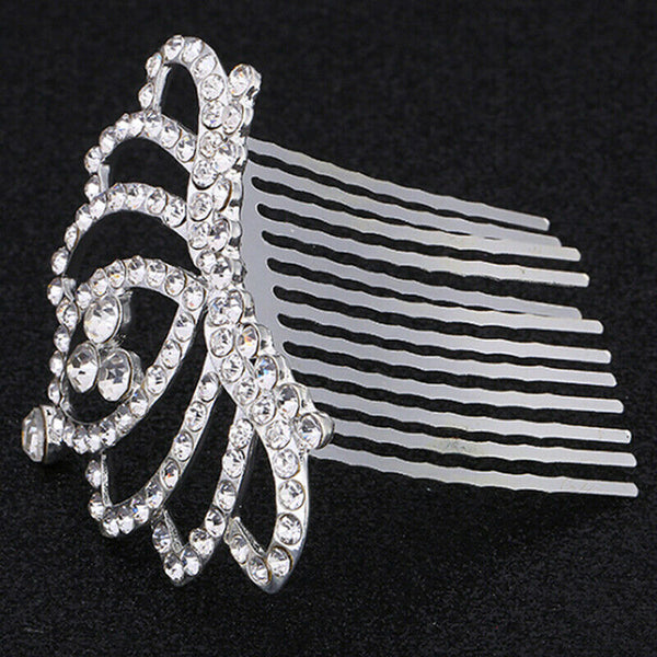Kids Girls Princess Hair Comb Party Crown Headband Crystal Hair AccessoriJB C Gw