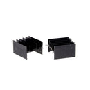 10Pcs 25*23*16MM TO220 Transistor Aluminum Radiator Heat Sink With 2Pin ME