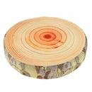 Creative Wood Stump Shaped Throw Pillow Office Sofa Car Comfy Cushion B