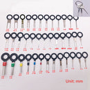 100pcs Release Pin Ejector Wire Kit Extractor Terminal Removal Connector Set
