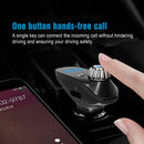 Bluetooth Car Hands-free Kit FM Transmitter MP3 Player Quick Charge USB Charger