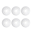 6PCS Aluminium Disc Brake Cover Vehicle Wheel Decorative Rotor Cross Drilled hgd