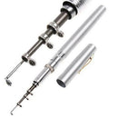Portable 5.1:1 Pocket Pen Shape Aluminum Alloy Fishing Rod Pole + Reel Kit