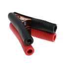 2 Pcs 100A Car Alligator Clips Vehicle Battery Test Crocodile Clamps Black Red