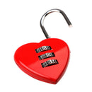 3 Digit Combination Padlock Set Your Own Metal and Plated Steel for School,