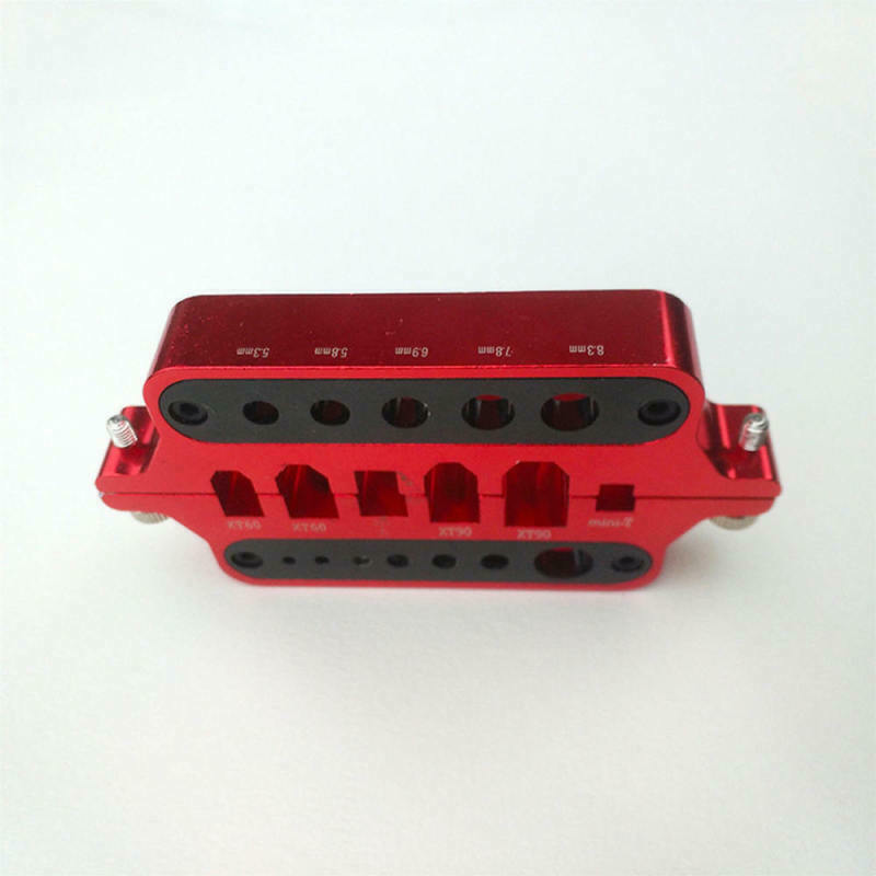 Aluminum CNC Welding Station Heat Insulation For XT60 XT90 T Banana Plug VAL