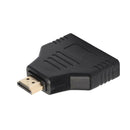 HDMI 1 In2 1080P Port Converter Male to 2 Female HDMI Out Splitter Cable