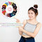 22pcs Velvet Scrunchies Women Elastic Hairband Hair Rings Ponytail Holder A