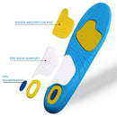 Thickening Shock Absorber Sports Insoles For Men And Women Breathable Sweat N2D4