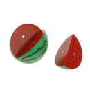 Wooden Magnetic Connected Watermelon Kids Kitchen Cutting Food Pretend Toys
