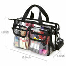 Clear Cross-Body Shoulder Bag,Toiletry Organizer Wash Bag -NFL Stadium Appr N8H2