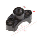 Black 22mm Handlebar Rearview Mirror Bracket Clamp Adapter Holders B+C