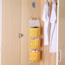 Storage Bag Cotton and linen Waterproof Pocket Wall Hanging