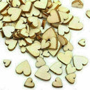 100x Gemischte Dekoration Tisch Scatter Hochzeit Dekor-Holz Herz Hand Liebe D4K6