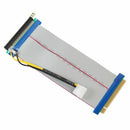 Powered PCI-E Extension Cable 16X To 16X Riser Extender Card with Molex LTC