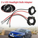 2X H7 Led Headlight Bulb Base Holder Retainer Headlight Socket Adapter For  L7C4