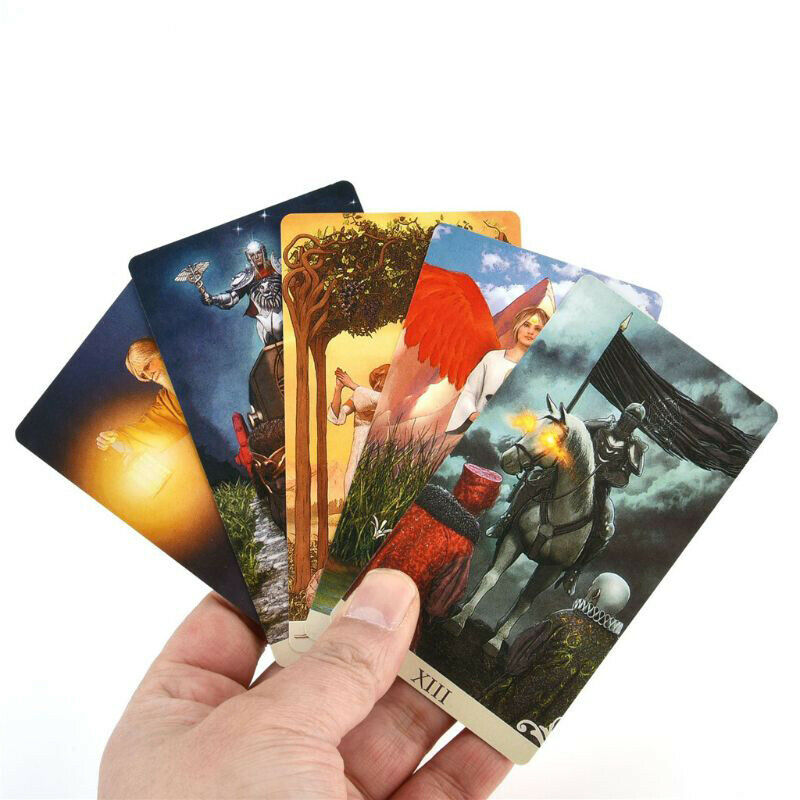 78pcs Vice Versa Tarot Kit Tarot Cards Oracle Deck Family Party Board GameB Hn