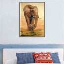 Feeding Elephant 5D DIY Full Drill Round Diamond Painting Embroidery Kits