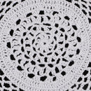 Handmade Crochet Cotton Lace Placemats Doilies White, Flower Shape, Home Coffee