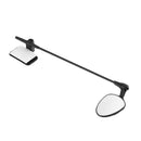 Bicycle Cycling Helmet Mounted Rear View Mirror 360Â° Rotatable Flat Mirror