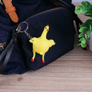 Novelty Funny Toys Vent Chicken Egg Laying Hens Crowded Stress Ball Key
