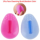 1X Wash Face Exfoliating Brush Facial Cleansing Pad Skin SPA Scrub Cleanser  JR